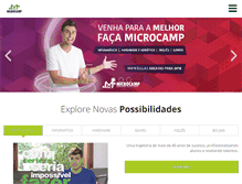 Tablet Screenshot of microcamp.com.br